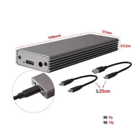 Type-C SSD Enclosure for 12+16pin MacBook Air Pro 2013/14/15/16/17 SSD ...