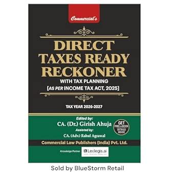 Buy Direct Taxes Ready Reckoner 2026-27 Book | Tax Planning Guide as ...