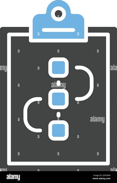 Isolated workflow icon line Stock Vector Images - Alamy