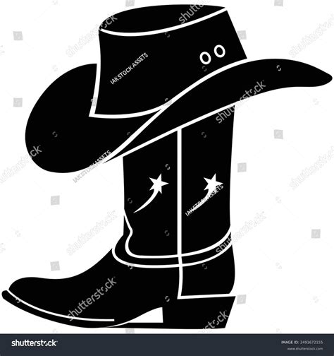 4,747 Cowboy Boots Hat Silhouette Royalty-Free Images, Stock Photos ...