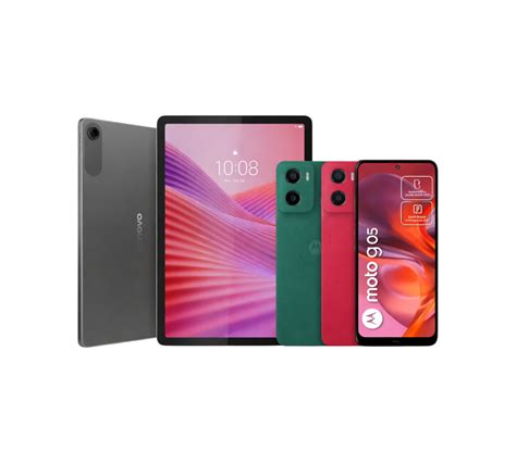 Combo Tablet Lenovo Tab ZAEJ0134CO TB311XU 4GB 128GB LTE Gris 10.1″ + Celular Motorola G05 4GB ...