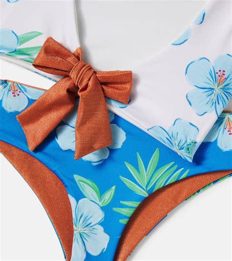 Dayana floral ruffled bikini in multicoloured - Pepita Me | Mytheresa