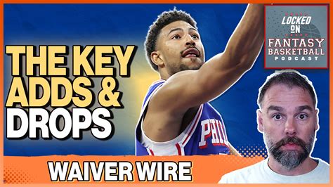 NBA Fantasy Basketball Waiver Wire | INSANE 5-Game Week Value ...