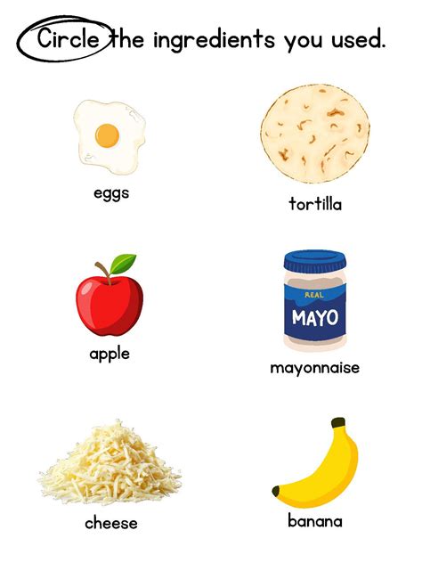 Visual Recipes (Classroom Friendly) by TinyStepsBigSuccess | TPT