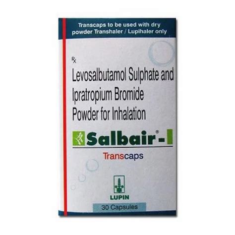 Salbair I Levosalbutamol Sulphate Ipratropium Bromide Powder Inhalation ...