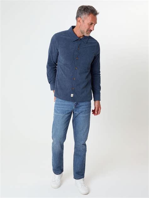 Buy Saltwell Blue Corduroy Shirt from Next India