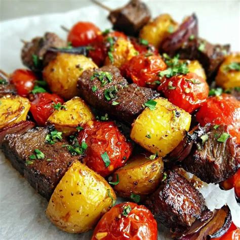 Rosemary Garlic Steak Kebabs – Amazing 30 Minute Grilling Recipe