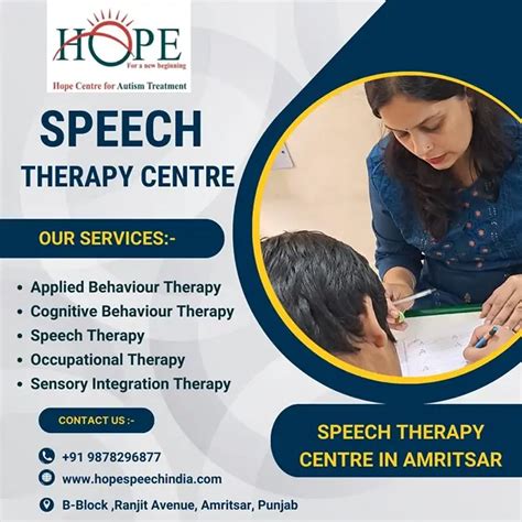 Hope Centre -Speech Therapy and Autism - Top Speech Therapy & Hearing ...