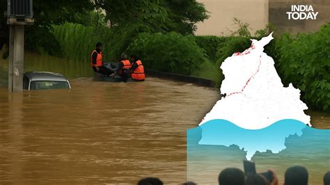 Rivers in spate, houses and croplands under water: Punjab floods in ...