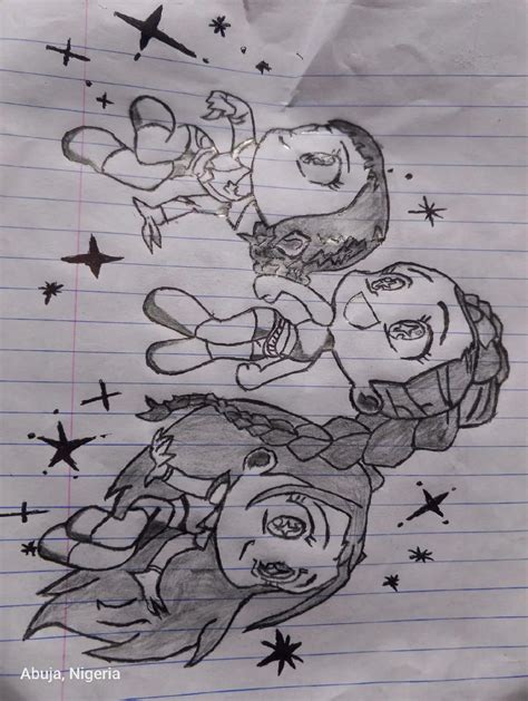 I drew the whole gang of K-Pop demon hunters! 🎨💖 It was such a fun e ...