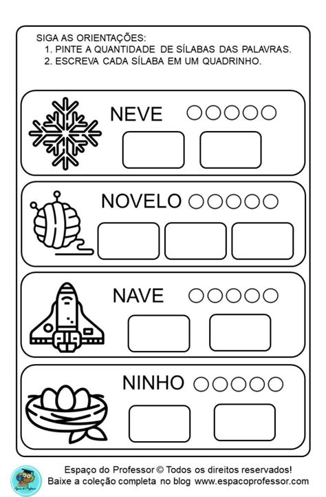 08 Atividades para educação infantil com pequeno texto letra N