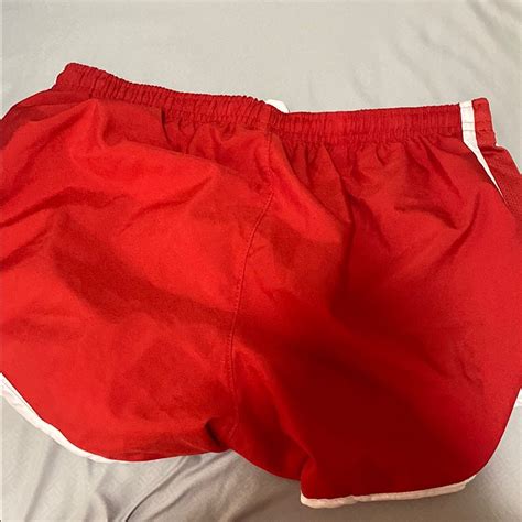 Varsity | Shorts | Red Athletic Shorts With White Trim | Poshmark