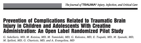 The study was published in The Journal of Trauma, Injury, Infection and ...