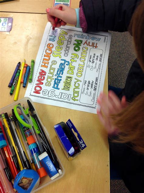 Ordering Adjectives 4Th Grade