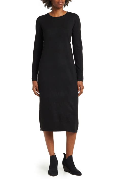 NORDSTROM RACK Long Sleeve Crewneck Sweater Dress | Nordstromrack