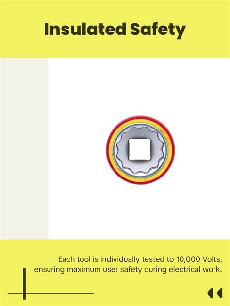 Wiha Tools 31592 3/8 inch Drive, Insulated Socket Set - TikTok Shop