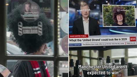 Viral Man Utd fan meets his barber in hilarious Paddy Power advert as ...