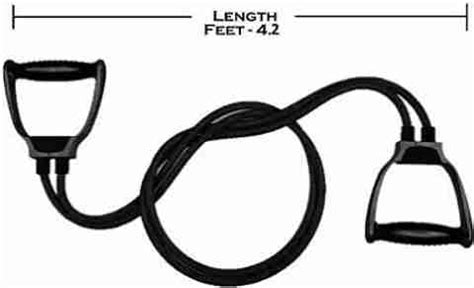 Avomaa Pull Rope Double Stretching Tube Latex Fitness Band Toning Tube ...