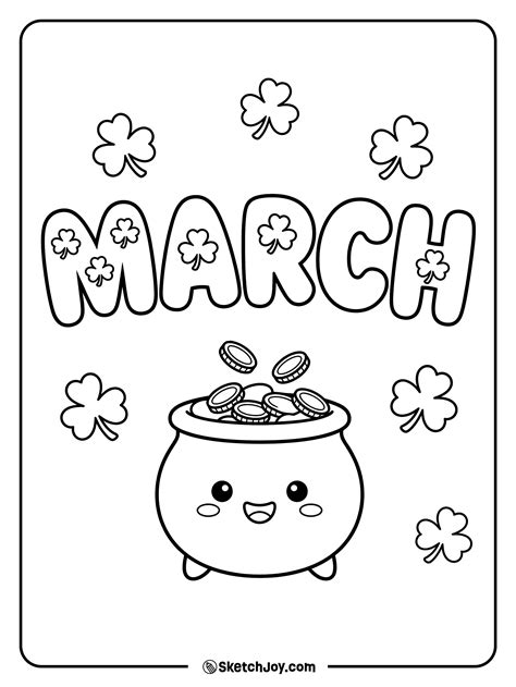 40 March Coloring Pages (Free Printable PDFs)
