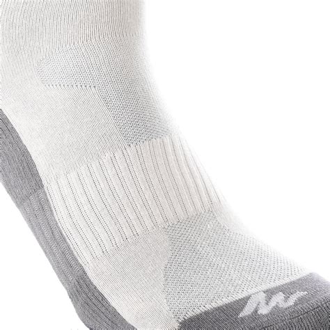 Kids' Hiking High Socks MH100 2-Pack - grey – Decathlon UAE