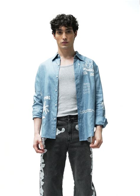 HOME SHIRT IN BLUE [UNISEX] – JAYWALKING