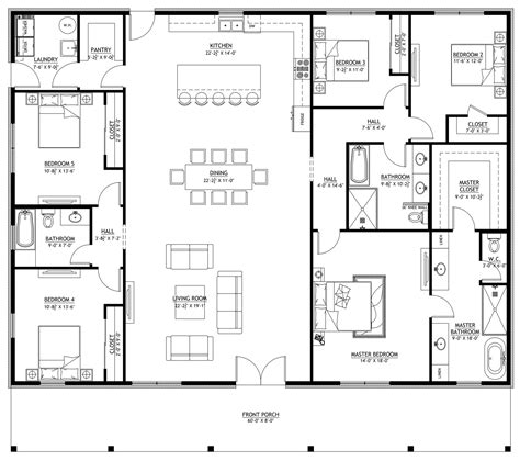 BCO-40190-R Ramirez Barndominium House Plan – Barndominium Plans