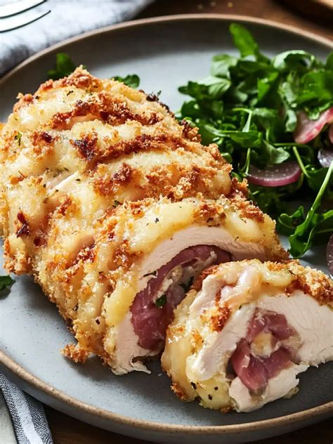 Ultimate Chicken Cordon Bleu with Creamy Mustard Sauce Delight ...