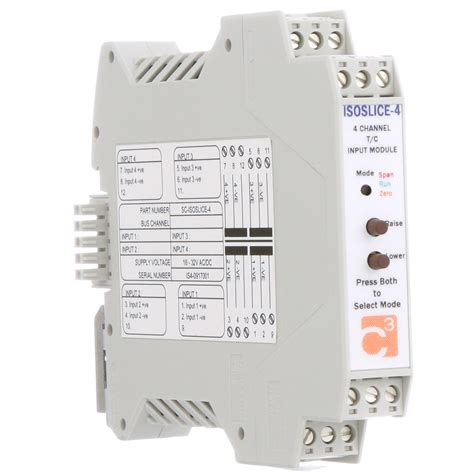Sensata - Cynergy3 SC-ISOSLICE-4 Isol bus I/O mod 4 ch TC I/P