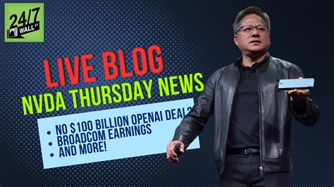 NVIDIA Shares Down Slightly in Early Trading - NVIDIA Live Thursday ...