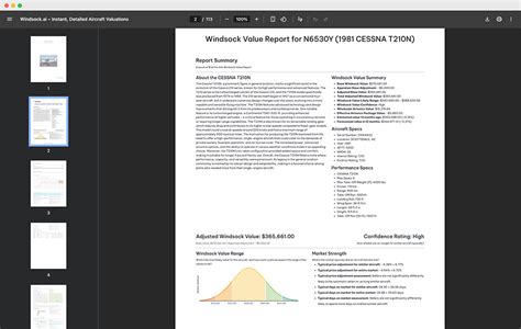 Windsock.ai – Instant, Detailed Aircraft Valuations