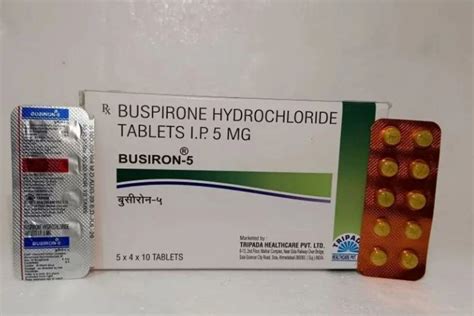 Busiron Buspirone 5mg Tablets for Anxiety Disorder at ₹ 26/strip in Nagpur