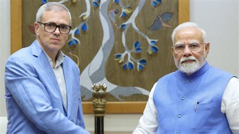 PM Modi, J&K CM Omar Abdullah hold talks in Delhi; discuss J&K security ...
