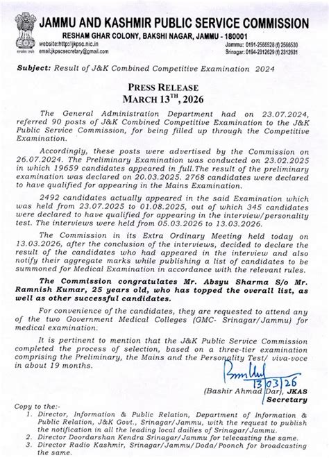 JKSSB Inspector Answer Key 2026 Released – Download PDF