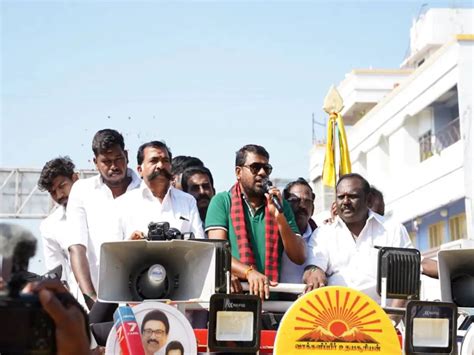 DMK's S Kathiravan campaigns for second term in Manachanallur ...