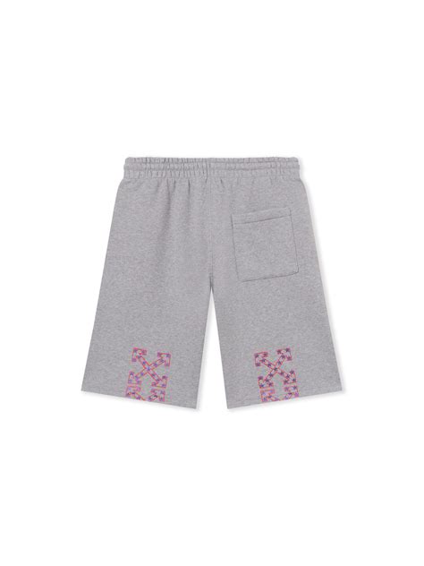 Star Arrow Skate Sweatshorts in GREY MELANGE - SPICY ORANGE for Men ...