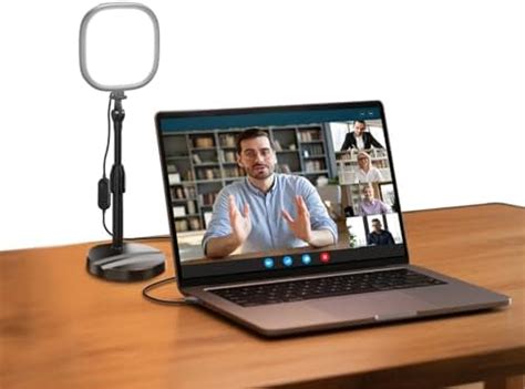 NEEWER Basics 5" Desk Light for Video Calls, CRI95 Full Screen LED Ring ...