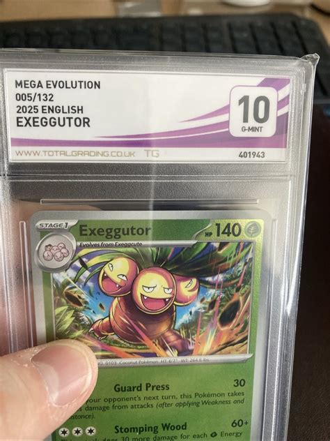 Pokémon Exeggutor TCG Reverse Holo Mega Evolution 005/132 - Total ...