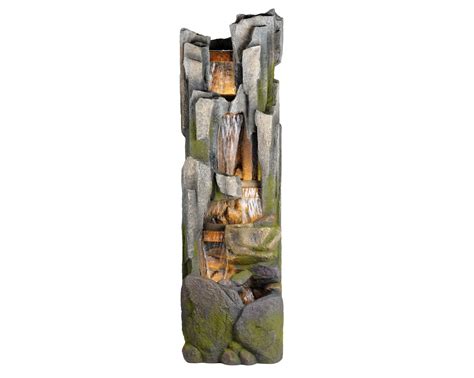 Tall Cascading Rock Garden Water Feature - 200cm — Newlands Garden Centre