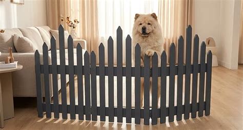 EMIWUD FURNITURE Portable Safety Gate | Indoor Barrier | Room Divider ...