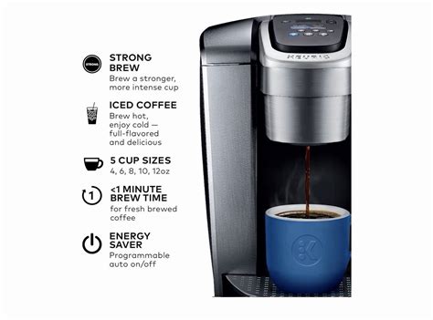 Keurig K-Elite Single Serve K-Cup Pod Coffee Maker with Accessories