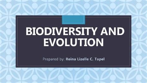 BIODIVERSITY AND EVOLUTION: EVIDENCES OF EVOLUTION (4 PICS) - Studocu