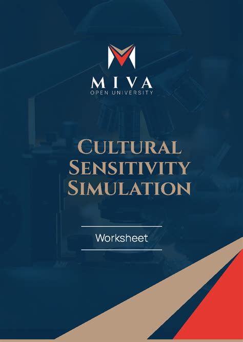Cultural Sensitivity Simulation Worksheet: Activities & Training Module ...