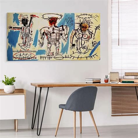Basquiat Wall Art Baby Boom 1982 | Contemporary Urban Art – Montableaudeco