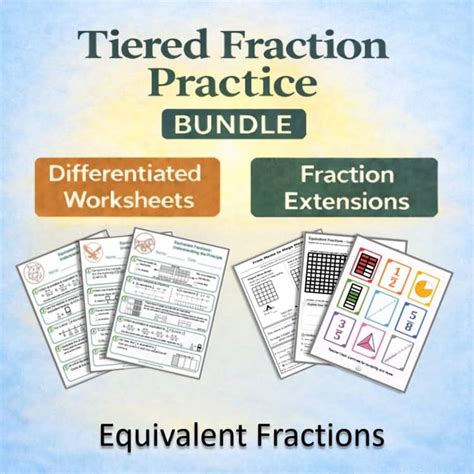 Differentiated Equivalent Fractions Bundle by Ivy Differentiation League