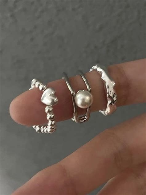 Pearl Ring Set | Savana | Bestsellers