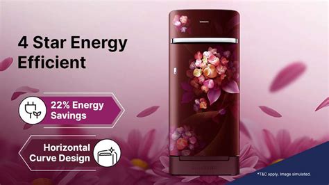 Samsung 189 L Direct Cool Single Door 4 Star Refrigerator with Base ...