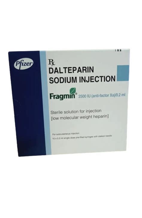 PFIZZER FRAGMIN 2500IU at ₹ 852/piece | Anti Cancer Medicines in Mumbai ...