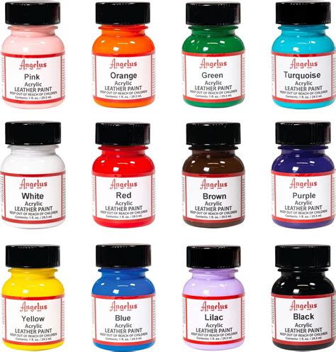 Comprar Angelus Kit de inicio de pintura acrílica para cuero en ...