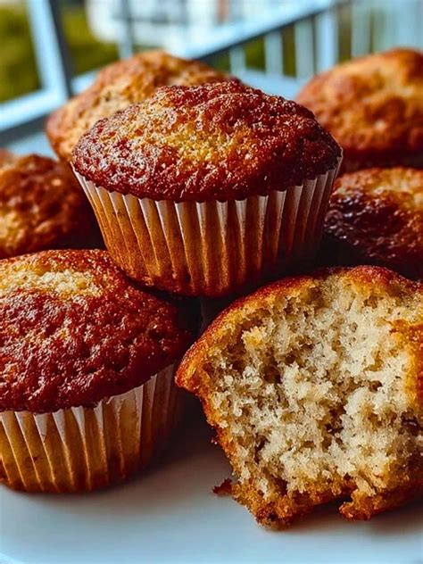 Best Greek Yogurt Banana Muffins