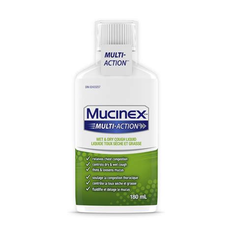 Mucinex Multi-Action Wet & Dry Cough Liquid | Mucinex Canada - One For All